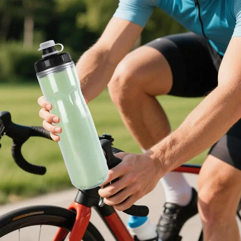 Travel Water Bottle 720ml Large Sports Water Bottle Heat-Resistant Leakproof Design Portable Hydration Supplies For Cycling