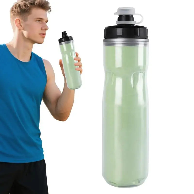 Travel Water Bottle 720ml Large Sports Water Bottle Heat-Resistant Leakproof Design Portable Hydration Supplies For Cycling