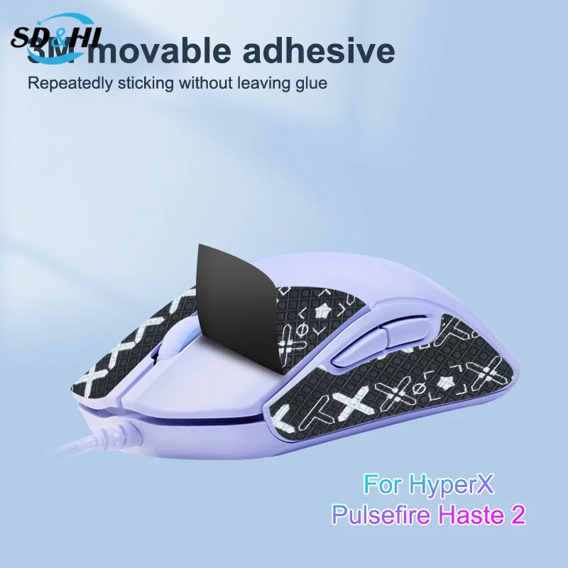 Anti-Slip Gaming Mouse Sticker For HyperX Pulsefire Haste 2 Wired Wireless Mouse PC Computer Desktop Gamer Accessories