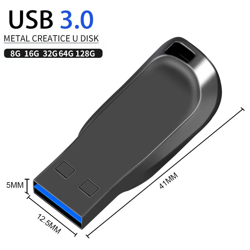 USB Flash Drive 128GB 64GB 32GB 16GB 8GB 3.0 High-Speed PenDrive 128 GB 64 GB USB3.0 Memory Stick 32G B 16 GB USB Flash Drive