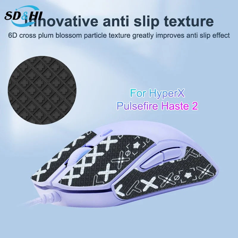 Anti-Slip Gaming Mouse Sticker For HyperX Pulsefire Haste 2 Wired Wireless Mouse PC Computer Desktop Gamer Accessories