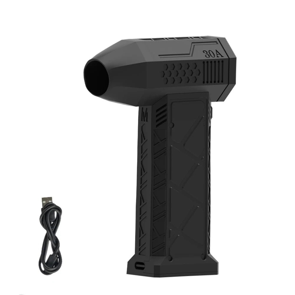 130000RPM Turbofan High Power Jet Fan Brushless Motor Variable Speed Dust Blower Cleaning Tool Air Duster Handheld Air Blower